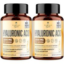Suplemento de Ácido Hialurônico ThrivyThystle 1200mg com Colágeno Suplemento de Ácido Hialurônico ThrivyThystle 1200mg com Colágeno