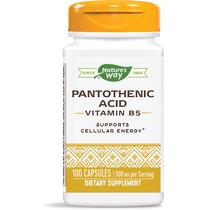 Suplemento de ácido pantotênico Nature's Way 500 mg 100 cápsulas Suplemento de ácido pantotênico Nature's Way 500 mg 100 cápsulas
