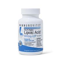 Suplemento de ácido R-alfa-lipóico estabilizado IMMUNOVITES 600 mg