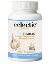Suplemento de alho liofilizado do Eclectic Institute 550 mg Suplemento de alho liofilizado do Eclectic Institute 550 mg