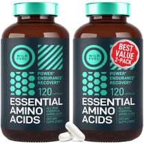 Suplemento de aminoácidos essenciais WILD FUEL, 240 cápsulas, pacote com 2 Suplemento de aminoácidos essenciais WILD FUEL, 240 cápsulas, pacote com 2