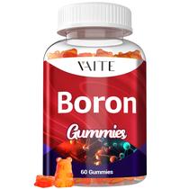 Suplemento de boro VAITE 10 mg, gomas veganas, não transgênicas, 60 comprimidos para mastigar Suplemento de boro VAITE 10 mg, gomas veganas, não transgênicas, 60 comprimidos para mastigar