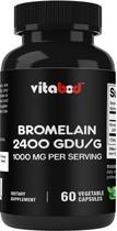 Suplemento de bromelaína Vitabod 1000mg 60 cápsulas vegetais