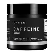 Suplemento de cafeína Kaged PurCaf 200 mg 100 comprimidos orgânicos