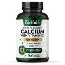 Suplemento de Cálcio Built by Nature 1200mg com Vitamina D3 Suplemento de Cálcio Built by Nature 1200mg com Vitamina D3