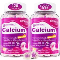 Suplemento de cálcio EnvyCure Gummies sem açúcar 1000 mg