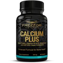 Suplemento de cálcio FREZZOR Calcium Plus com UAF1000+ 90 cápsulas Suplemento de cálcio FREZZOR Calcium Plus com UAF1000+ 90 cápsulas