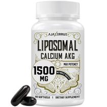 Suplemento de cálcio lipossomal AJAXERRUE AKG 1500 mg 60 cápsulas gelatinosas