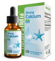 Suplemento de cálcio Nature's Nutra Strong Calcium + K2 60mL Suplemento de cálcio Nature's Nutra Strong Calcium + K2 60mL