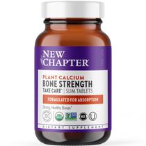 Suplemento de cálcio New Chapter Bone Strength 120 comprimidos