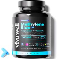 Suplemento de cápsulas de azul de metileno VivaWell com magnésio C Suplemento de cápsulas de azul de metileno VivaWell com magnésio C