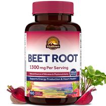 Suplemento de cápsulas de raiz de beterraba Vitalitown 1300mg para coração