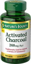 Suplemento de Carvão Ativado Nature's Bounty - 260mg - 100 Cápsulas Suplemento de Carvão Ativado Nature's Bounty - 260mg - 100 Cápsulas