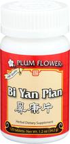 Suplemento de chá chinês de flor de ameixa Bi Yan Pian 120 comprimidos Suplemento de chá chinês de flor de ameixa Bi Yan Pian 120 comprimidos
