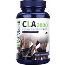Suplemento de CLA Vicwell 3000 mg Cápsulas gelatinosas com óleo de cártamo 90 ct