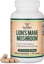 Suplemento de Cogumelos Lions Mane - 120 Cápsulas