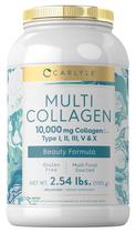 Suplemento de colágeno Carlyle Multi Collagen 1 kg tipo I, II, III, V e X