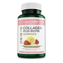 Suplemento de Colágeno com Biotina NatureWise - 90 Cápsulas Suplemento de Colágeno com Biotina NatureWise - 90 Cápsulas