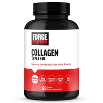 Suplemento de colágeno Force Factor Peptídeos de colágeno 120 comprimidos