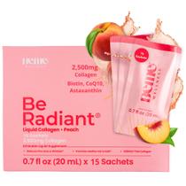 Suplemento de Colágeno Líquido BeMe - 2500mg com Biotina e CoQ10 (15 Sachês)