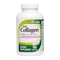 Suplemento de colágeno NutraA2z Multi 1735mg 180 cápsulas