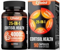 Suplemento de cortisol Efioist, redutor 25 em 1, 90 cápsulas