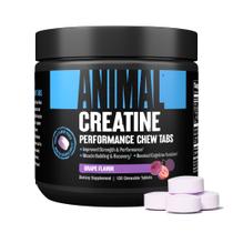 Suplemento de creatina animal para mastigar 120 comprimidos com sabor de uva