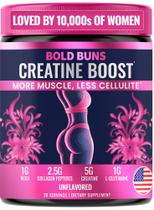 Suplemento de creatina Bold Buns para mulheres Booty Builder 30 porções