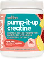 Suplemento de creatina Wellah Pump-It-Up 50 porções de morango Suplemento de creatina Wellah Pump-It-Up 50 porções de morango