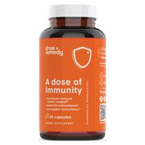 Suplemento de dose de imunidade: quercetina com vitamina C, zinco, 60 ct Suplemento de dose de imunidade: quercetina com vitamina C, zinco, 60 ct