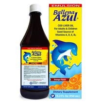 Suplemento de emulsão Ballena Azul COD Liver Oil 450mL Suplemento de emulsão Ballena Azul COD Liver Oil 450mL