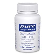 Suplemento de encapsulamentos puros ChromeMate GTF 600 180 cápsulas