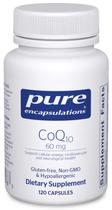 Suplemento de encapsulamentos puros CoQ10 60 mg 120 cápsulas Suplemento de encapsulamentos puros CoQ10 60 mg 120 cápsulas