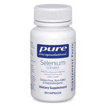 Suplemento de encapsulamentos puros de selênio (citrato) 60 cápsulas