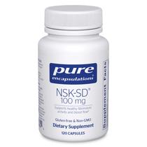 Suplemento de encapsulamentos puros NSK-SD 100mg Nattokinase 120 cápsulas Suplemento de encapsulamentos puros NSK-SD 100mg Nattokinase 120 cápsulas