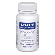 Suplemento de encapsulamentos puros Pycnogenol 100mg 60 cápsulas