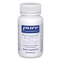 Suplemento de encapsulamentos puros Pycnogenol 50mg 60 cápsulas