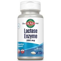 Suplemento de enzima de lactase KAL 250 mg cápsulas gelatinosas cheias de líquido