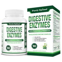 Suplemento de enzimas digestivas Purly Optimal 180 cápsulas