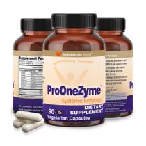 Suplemento de enzimas proteolíticas sistêmicas WellnessOne ProonEzyme Suplemento de enzimas proteolíticas sistêmicas WellnessOne ProonEzyme
