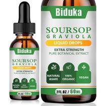 Suplemento de ervas Biduka Soursop Graviola Liquid Drops 60ml