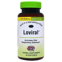 Suplemento de ervas, etc. Loviral Lung Health 60 cápsulas Suplemento de ervas, etc. Loviral Lung Health 60 cápsulas