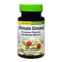 Suplemento de ervas, etc. Ultimate Ginseng Softgels 30 porções Suplemento de ervas, etc. Ultimate Ginseng Softgels 30 porções