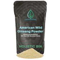 Suplemento de ervas Holistic Bin American Ginseng Powder 25g