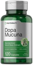Suplemento de ervas Horbäach Dopa Mucuna 120 cápsulas 15% L-Dopa Suplemento de ervas Horbäach Dopa Mucuna 120 cápsulas 15% L-Dopa