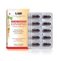 Suplemento de ervas ILHWA Ginseng fermentado com enzima 30 cápsulas Suplemento de ervas ILHWA Ginseng fermentado com enzima 30 cápsulas