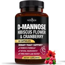 Suplemento de ervas NEW AGE D-Mannose 1000mg com cranberry Suplemento de ervas NEW AGE D-Mannose 1000mg com cranberry