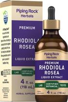 Suplemento de ervas Piping Rock Rhodiola Rosea 118 ml líquido Suplemento de ervas Piping Rock Rhodiola Rosea 118 ml líquido