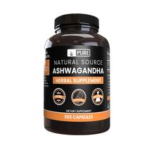 Suplemento de ervas Pure Original Ingredients Ashwagandha 365 cápsulas Suplemento de ervas Pure Original Ingredients Ashwagandha 365 cápsulas