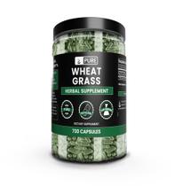 Suplemento de ervas Pure Original Ingredients Wheat Grass 730 cápsulas Suplemento de ervas Pure Original Ingredients Wheat Grass 730 cápsulas